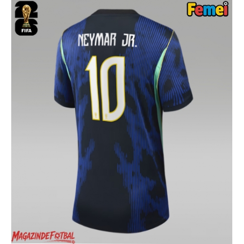 Brazilia Neymar Jr #10 Echipament de Fotbal Replică Mondial 2026 Femei Deplasare Brazilia Neymar Jr #10 Echipament de Fotbal Replică Mondial 2026 Femei Deplasare